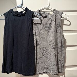 Two tank top shirts from Anthropologie